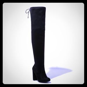 A New Day Target black over the knee heeled boots
